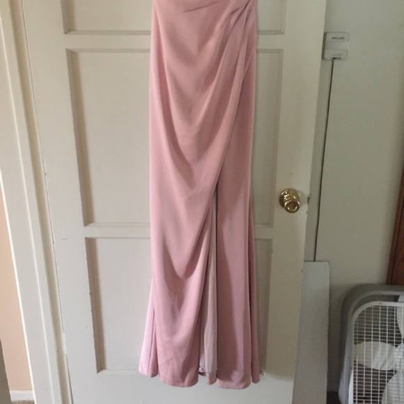 FAVIANA DESIGNER PROM/PAGEANT STRAPLESS GOWN MAXI DRESS PINK WHITE HOT HAWAI’I - Picture 6 of 9